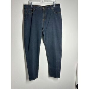 Touch Me Women’s Skinny Jeans Dark Blue Size 20